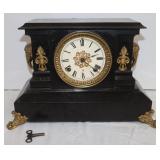 Vintage Ansonia Elephant Head Mantel Clock;