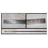 4' Lufkin Metal Ruler