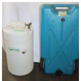 Mott 22gal Drain Water Tank & 15gal plastic