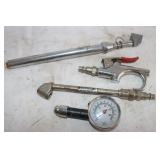 Air hose accessories, tire gauges, nozzles, ï¿½