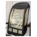 Black Canvas & plastic cab w/ mounting hardware;