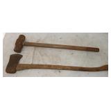 Single Bit Axe & sledge hammer