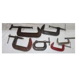 6 C Clamps: 2.5'-> 6'