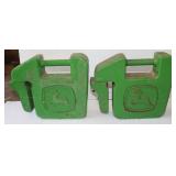 2 John Deere 40 lb. Tractor Weights