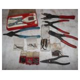 7 Snap Ring Pliers w/ Tips