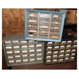 3 Small Parts Bins 2) 25 Drawer 1) 15 Drawer