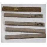 7) 6' Shaving Blades: 4 Craftsman
