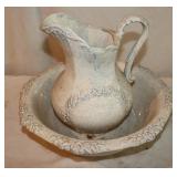 Vintage Pitcher & Wash Basin;