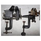 2 clamp on Vises 2.5' & 1.5'