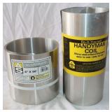 2 Rolls of Aluminum: 6'x50', 10'x10'