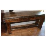 Wooden Bench, 46x14.5x22.5'