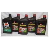 4 Quarts Havoline Oil, 1 quart Citco