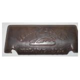 Cast Iron John Deere Tool Box Lid, 11.5'x5'