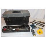 Toolbox w/ Tools: Punches, Chisels, Hammer &
