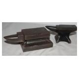 2 Anvils: 5x2.5' & 6.5x2.5'