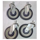 4 Caster Wheels: 5' Wheels