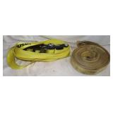 Heavy Duty 3000Lb Husky Ratchet Strap, Tow Strap