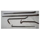 5) 10'-22' Crow Bars