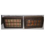 2 Vintage Exit Lights Work 15x6x9