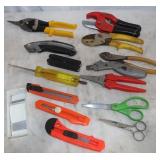 Cutting Tools, scissors, snippers, knives, ï¿½