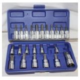 Socket Bit sets: 12pc Torques, 11pc Screw/Allen