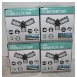 4) 3 Panel Folding Utility Lights, All Work