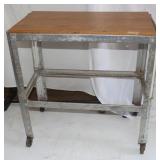 Metal Frame Rolling Cart 30'x16.5'x31'