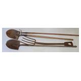 4 Vintage Lawn & Garden Tools: