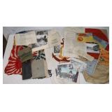 Military Postcards, Japanese Phrase Books & Flags