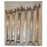 6 Large Socket Wrenches 1-1/16' to 1-7/16'