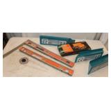 3 Cut-n-Crown, Contour Gauges, 2) 24' Levels &