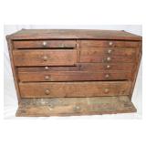 Small Oak Machinists Chest - Needs Work;