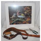Ammo Belt, Belt, Folding Knife, Duck Print &