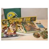 Green Bay Packers Basket, Magazines, Cards &