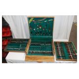 142 Piece Set of Flatware Brass & Wood in