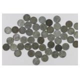 50) 1943 Steel Pennies