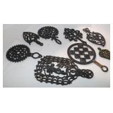 8 Cast Iron Trivets