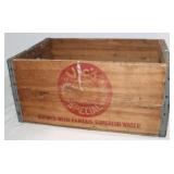 Vic's Wooden Metal Edge Crate 16x10x7.5'