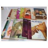 14 Playboy Magazines w/ Centerfolds; 1970 & 1972: