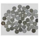 50) 1943 Steel Pennies