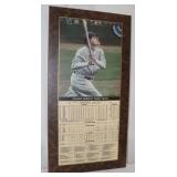 Babe Ruth Hall of Fame Baseball Plaque;