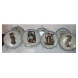 1971 ï¿½ 1977 Berta Hummel Christmas Plates.