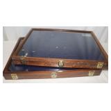 2) 18ï¿½ x 24ï¿½ Lockable Display boxes w/keys