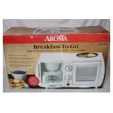 Aroma Breakfast-To-Go Toaster, Coffee & Griddle
