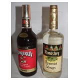 2) Sealed Collectible Liquor Bottles: