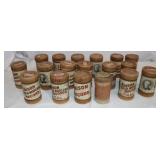 18 Vintage Edison Cylinder Records;