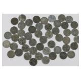 50) 1943 Steel Pennies