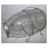 13'x6' Vintage Glass Minnow Trap