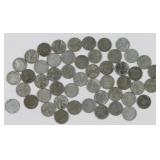 50) 1943 Steel Pennies
