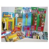 7 Pez Dispensers w/ Pez & 1 Pez Petz W/ Bubblegum